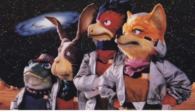 Star Fox puppets
