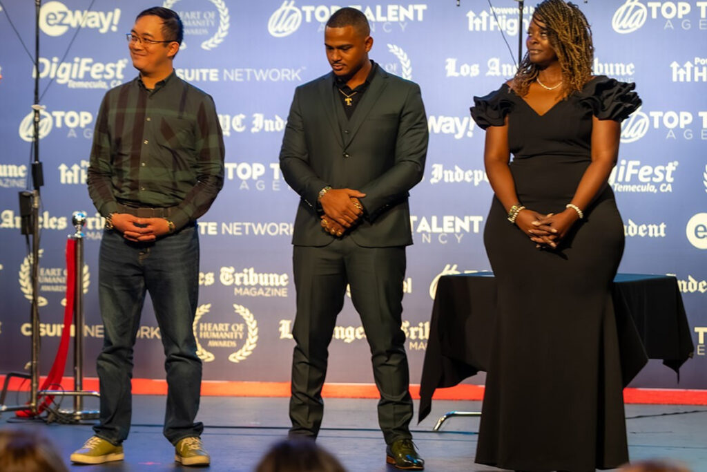 Entrepeneur and speaker Tawon Green during Top Talent Hollywood Speaker Competition.