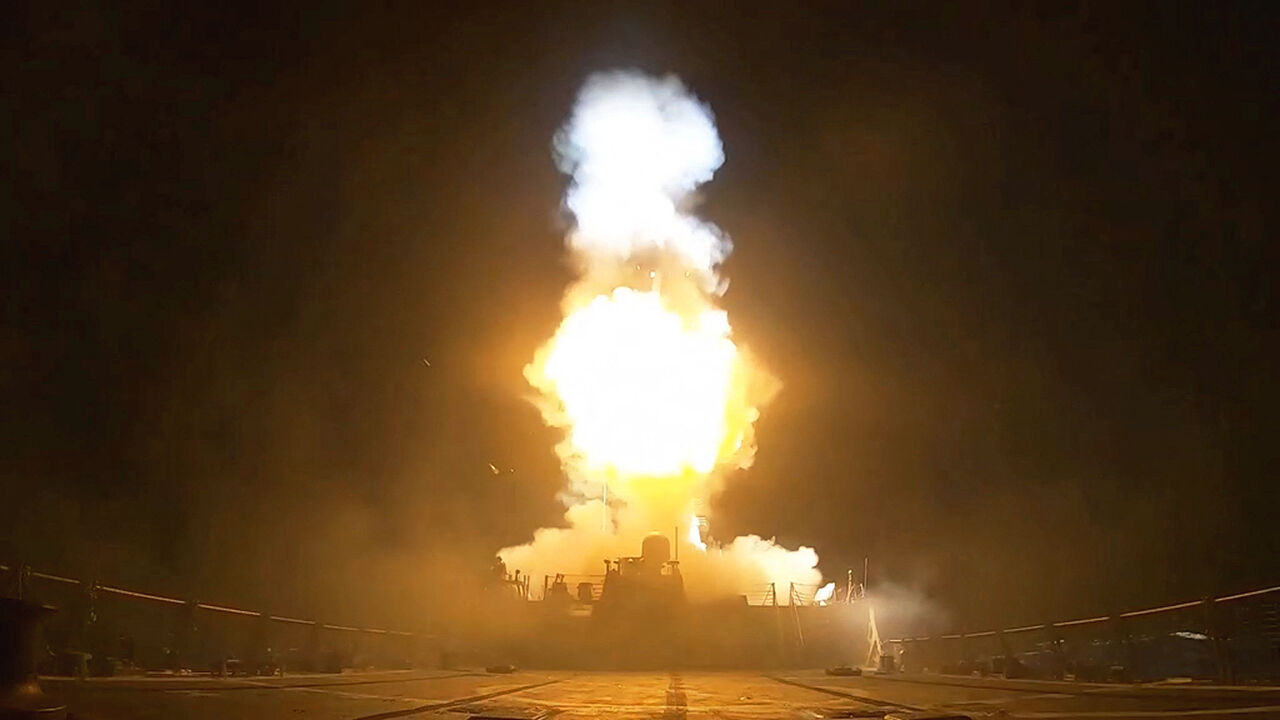 Explosions at an unknown location in the war against Iran