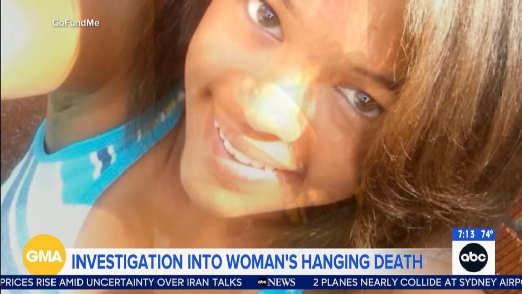 19656176 081026 cc gma woman found hanging from tree video