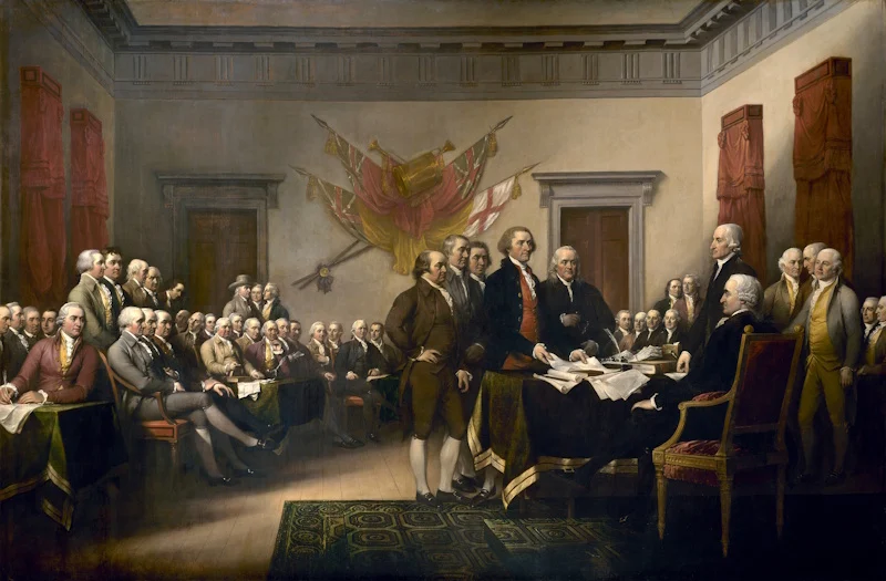 Declaration painting small