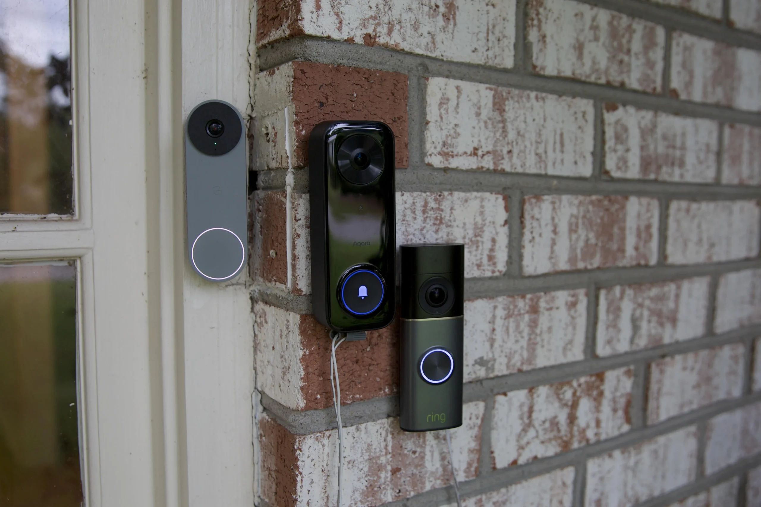 Apple Aqara, Ring, Google Nest video doorbells