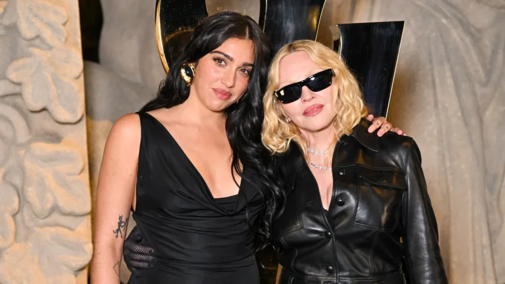 Ce74ac13551e paris france lourdes leon and madonna attend the saint laurent womenswear spring