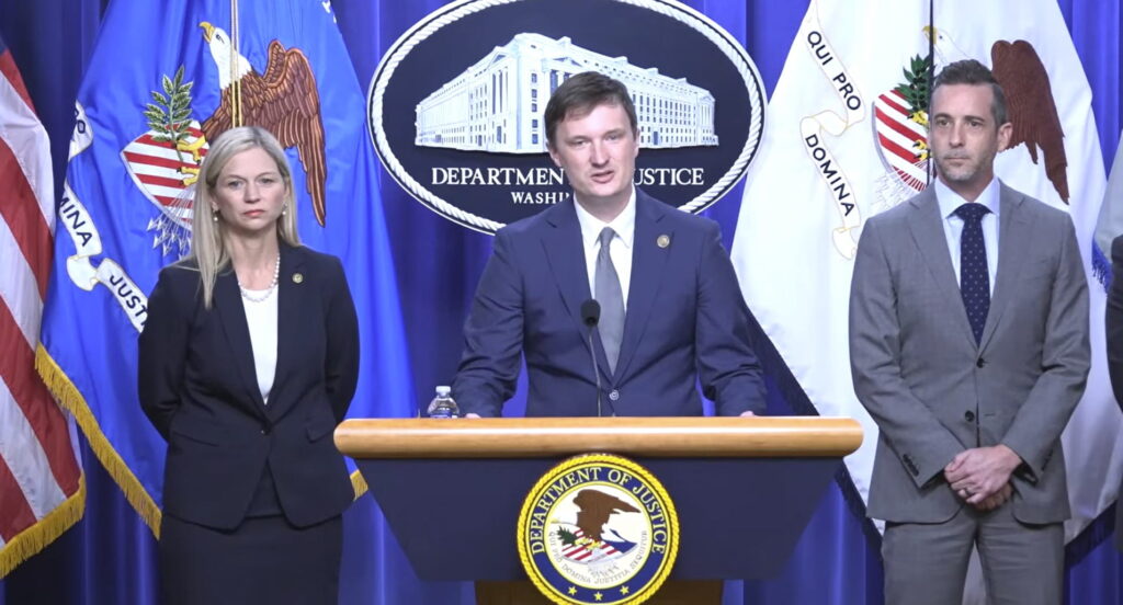 Justice department press conference 2026 sept 22