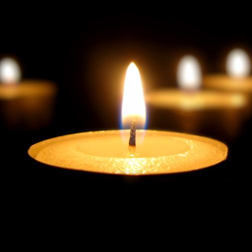 Spotlight candle