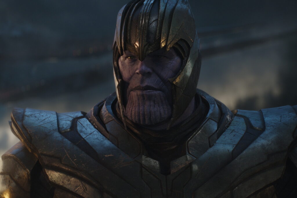 Josh Brolin as Thanos in Avengers: Endgame.