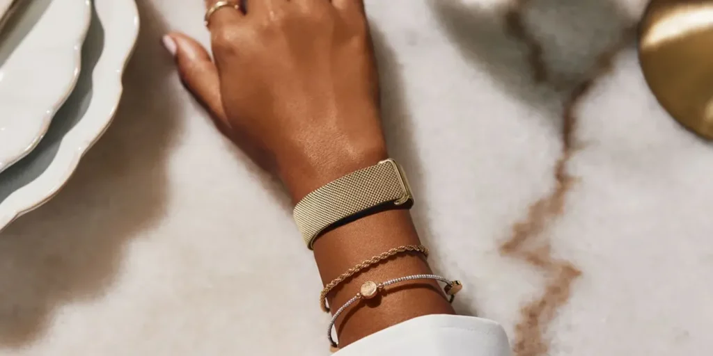 Fitbit air metal mesh band