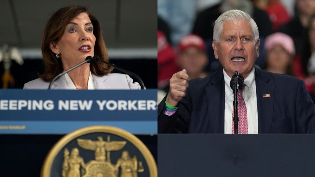 Kathy hochul bruce blakeman ap split screen