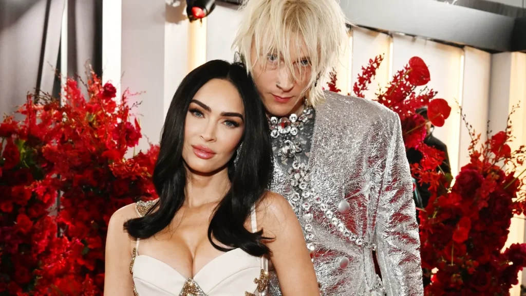 B385122cf4d8 los angeles california megan fox and machine gun kelly attend the 65th grammy aw