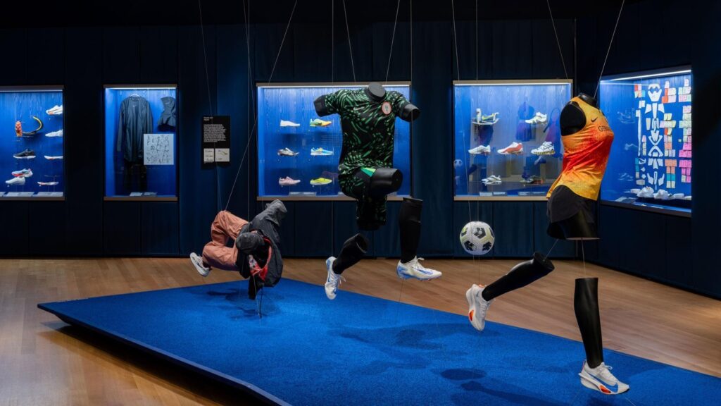 Nike exhibition display at New York’s Museum of Arts and Design