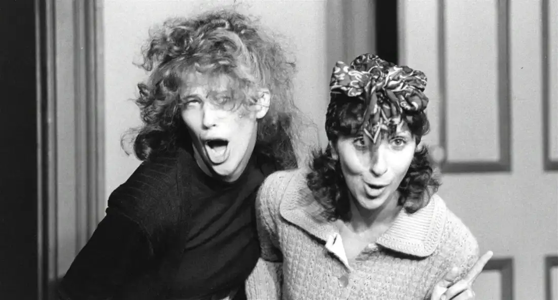 Catherine O’Hara, left, and Andrea Martin on SCTV.